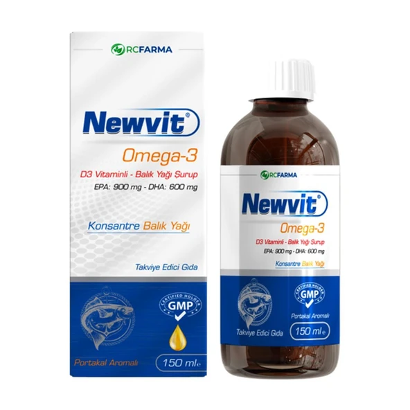 Newvit Omega 3 Balık Yağı 150 ml