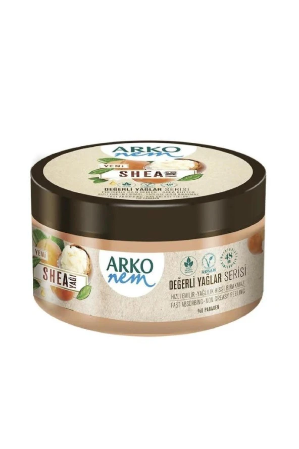 ARKO Nem Krem Değerli Yağlar Shea Yağ 250 ml