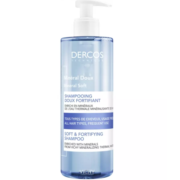 Vichy Dercos Mineral Soft Şampuan 400 ml ürün görseli