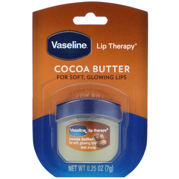 Vaseline Lip Therapy Cocoa Butter.25 oz (Pack of 2)