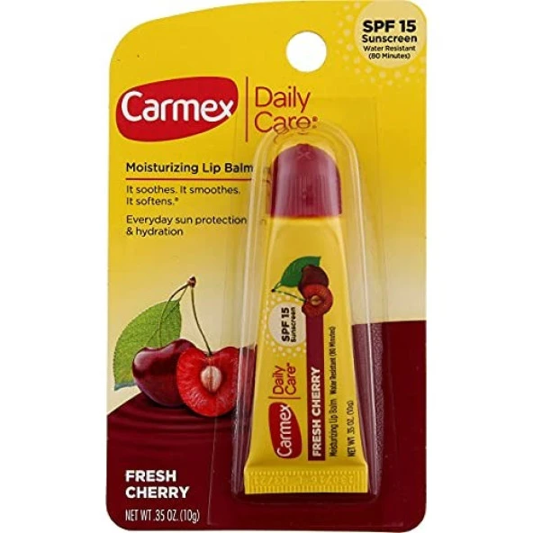 Carmex Click-Stick Moisturizing Lip Balm, SPF 15, Cherry,