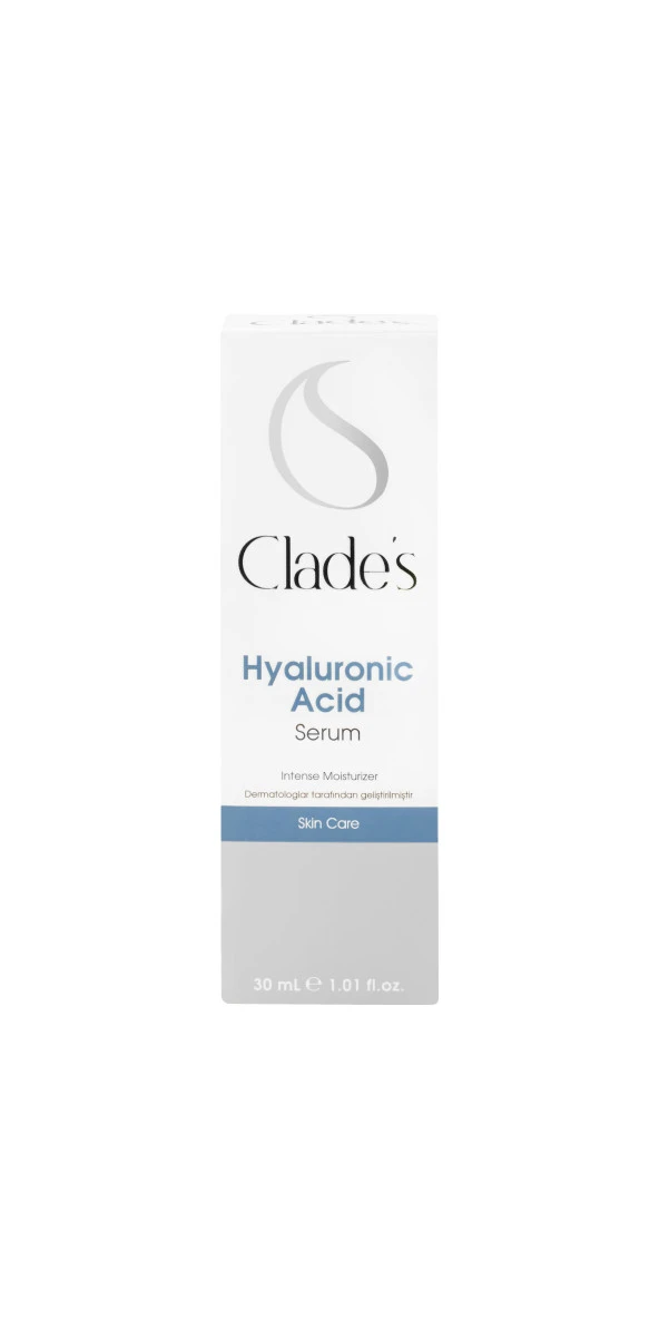 Clades Hyaluronic Asit Yoğun Nemlendirici Cilt Serumu 30 ml