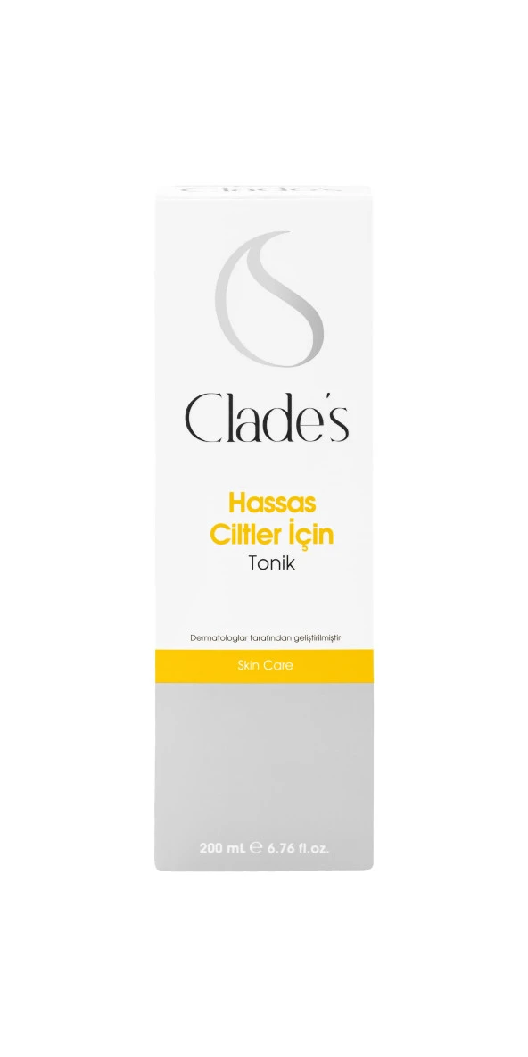 Clades Hassas Ciltler İçin Yüz Temizleyici Tonik 200 ml