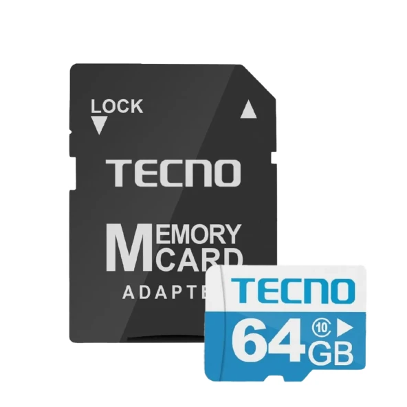 Tecno 64Gb Hafıza Kartı ve Adaptörü (Tecno Türkiye Garantili)