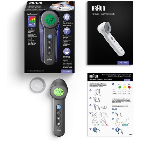 Braun BNT 400B Alından Temassız Ateş Ölçer Siyah