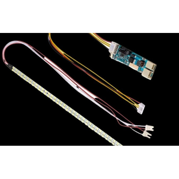 Üniversal Monitör ,  Led .Lcd  Tv  Ledi, Led Driver Ve 2 Adet TV LED BAR (15'' - 24'') 54,7 Cm