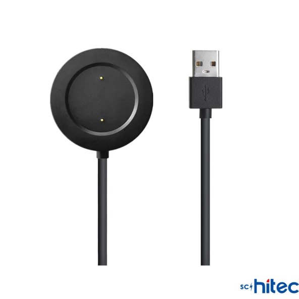 ScHitec GT2 Huawei Uymulu Watch GT Classic Sport GT2 GT2E Honor Watch Magic Honor Siyah Kablosuz Şarj İstasyonu - 2