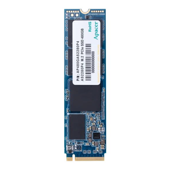 Apacer AS2280P4 1TB 3000/2000MB/s NVMe PCIe Gen3x4 M.2 SSD Disk (AP1TBAS2280P4-1) - 3