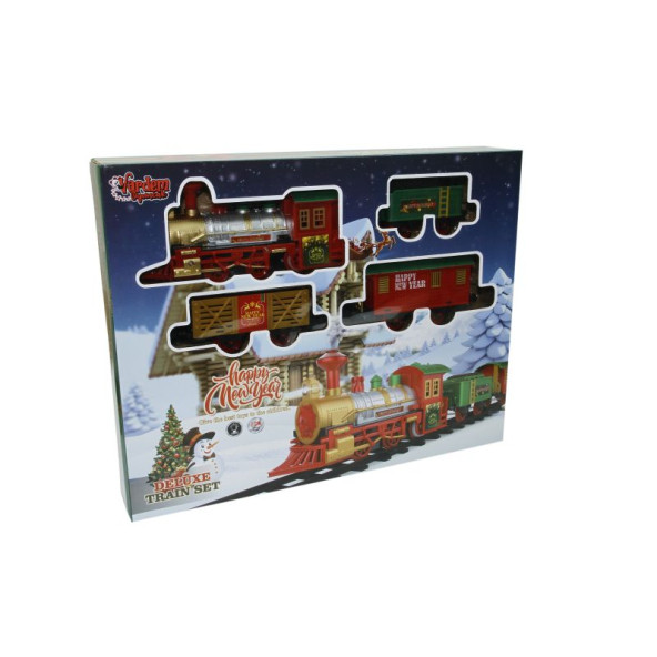 Işıklı ve Sesli Classic Lüks Yeni Yıl Tren Seti - 3