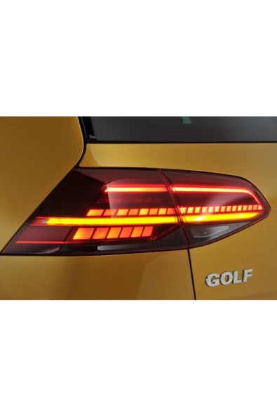 2015 Volkswagen Golf 7 Uyumlu 7.5 Highline Görünüm Kayan Sinyal Led Stop Takımı