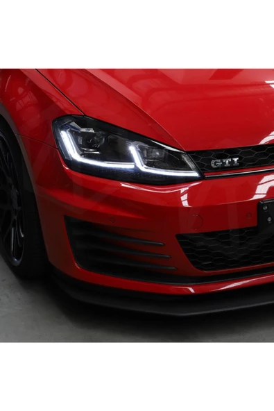2013 Volkswagen Golf 7 Uyumlu 7.5 Görünüm Kayar Sinyal Çift J Led Far Takımı