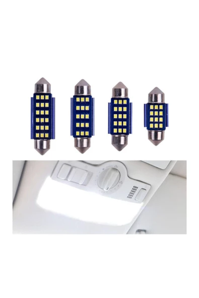 Sofit Ampül - Sofit Led Ampül - 31mm Sofit Led - Sofit Led Canbus - C5w Tavan Plaka Ampül - 4