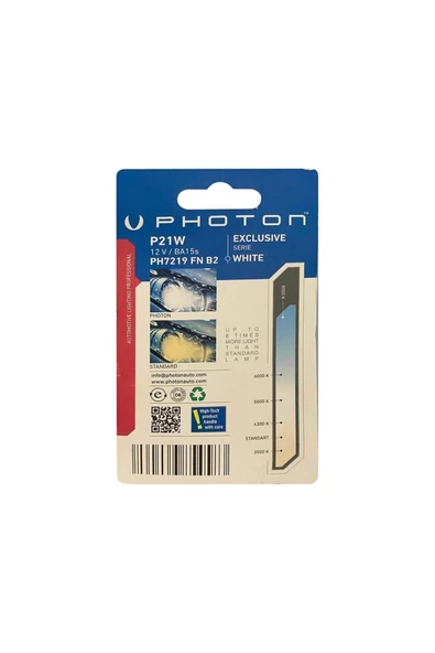 P21w Beyaz Fanlı Blister Ph7219 Fn B2 - 2