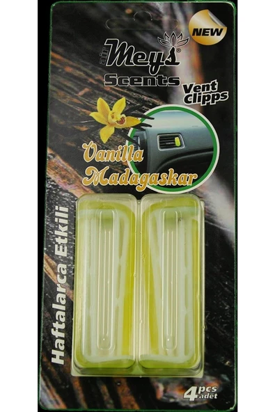 Meys 4'lü Klips Koku Vanilya Madagaskar