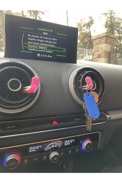 Oto Klips Koku (PAPAYA KAVUN) (1.PAKET 4.ADET) Kırmızı - 3