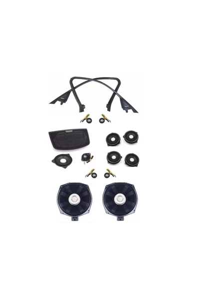Bmw 3 Uyumlu Serısı F30 15 Parça Hoparlör Setı Ve Harman Tweeter & Orta Kapak Setı