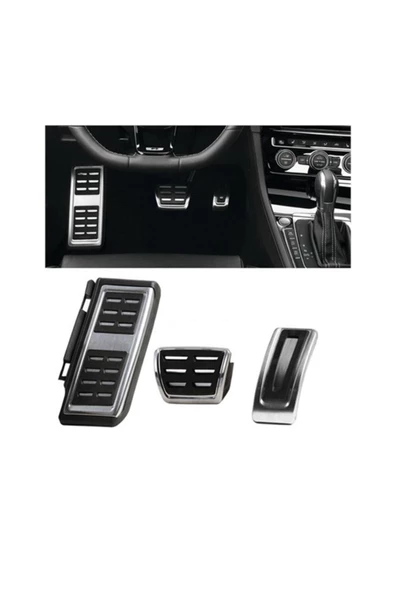 Passat B8 Otomatik Pedal Seti Orjinal Vidasız A+ Kalite