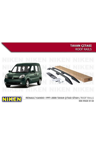 Renault Kango Tavan Çıtası Port Bagaj Taşıyıcı Siyah 1997 / 2008 - 1
