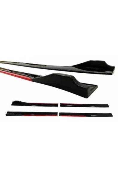 Universal Piano Black Kulaklı Flaplı Marşpiyel Lipi Bıçağı Kırmızı