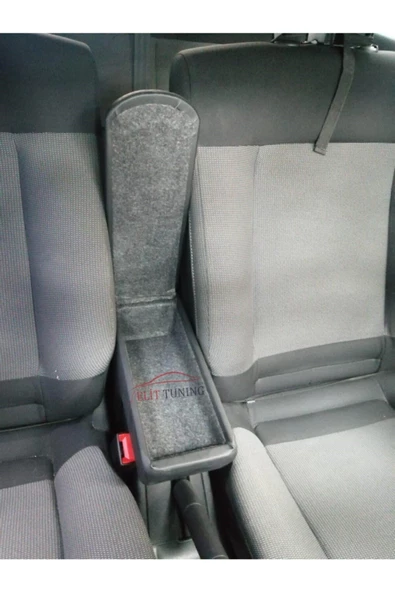 Citroen C4 Deri Kol Dayama Kolçak Siyah Özel Üretim Mdf - 6