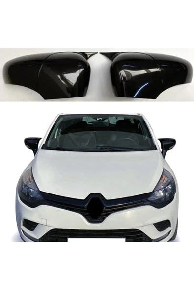 Renault Clio 4 Batman Yarasa Ayna Kapağı Piano Black / 2012-2019