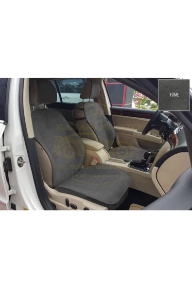 Amarok Uyumlu Füme Renk Koltuk Koruyucu Minder Araca Özel - 2