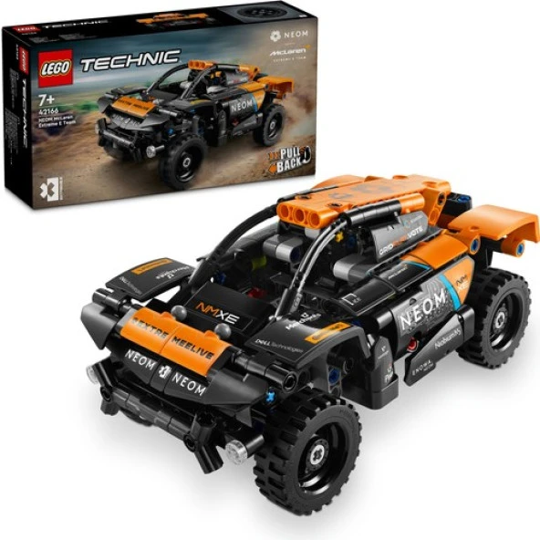LEGO® Technic NEOM McLaren Extreme E Race Car 42166 - 7 Yaş ve Üzeri Yarış Arabası Seven Çocuklar için Koleksiyonluk Yaratıcı Oyuncak Model Yapım Seti (252 Parça)