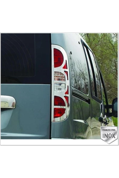 Fiat Doblo Krom Stop Çerçeve 2 Prç. 2006-2010 Arası Paslanmaz Çelik