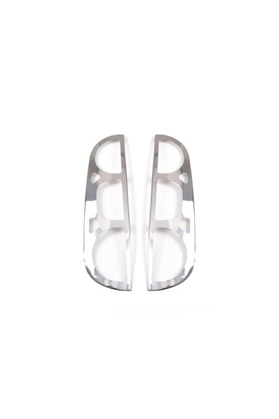 Fiat Doblo Krom Stop Çerçeve 2 Prç. 2006-2010 Arası Paslanmaz Çelik Uyumlu