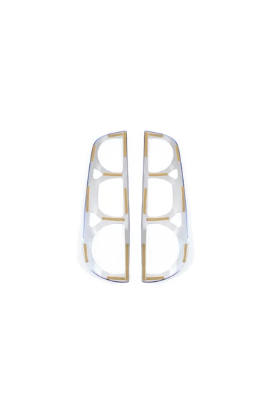 Fiat Doblo Krom Stop Çerçeve 2 Prç. 2006-2010 Arası Paslanmaz Çelik Uyumlu - 2