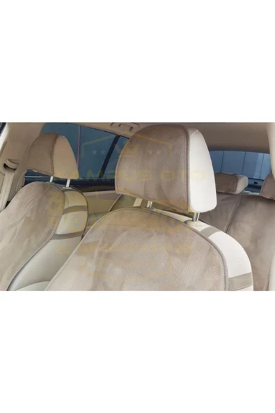 Mercedes E Kasa Uyumlu Bej Renk Koltuk Koruyucu Minder Araca Özel - 3