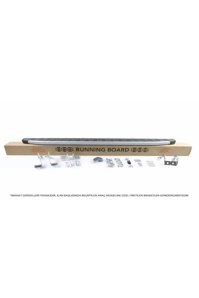 Dacia Sandero Stepway Blackline Yan Basamak Alüminyum 2012 Ve Sonrası - Resim 4