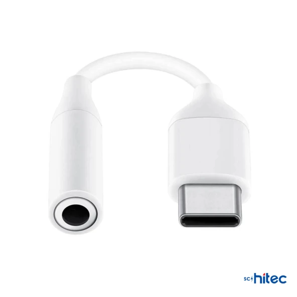 ScHitec Usb-C to Headphone Jack Apple İphone 15 Uyumlu Dönüştürücü Adaptör Beyaz UC11 - 3