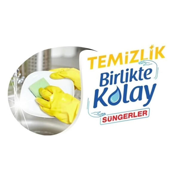 Koroplast Ekstra Güçlü Bulaşık Eldiveni Küçük - S Beden x 2 Adet - 3