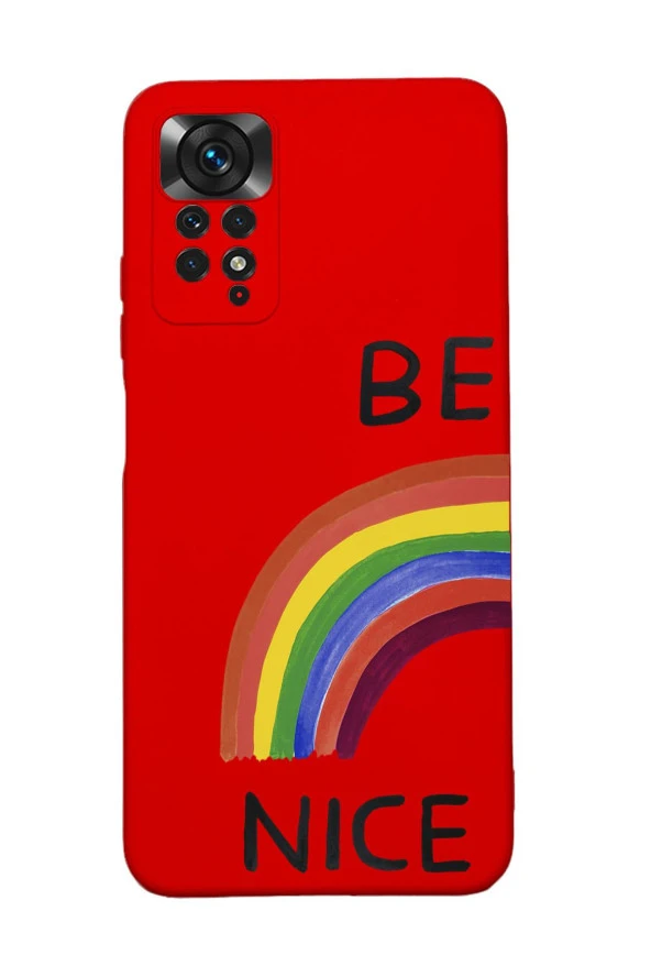 Xiaomi Redmi Note 11 Uyumlu Be Nice Desenli Premium Silikonlu Lansman Telefon Kılıfı - Resim 2