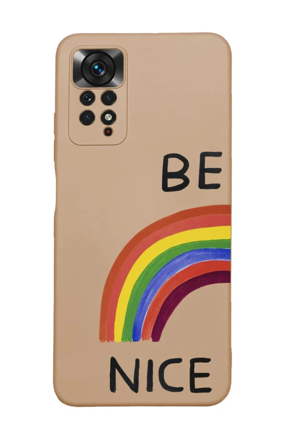 Xiaomi Redmi Note 11 Uyumlu Be Nice Desenli Premium Silikonlu Lansman Telefon Kılıfı - Resim 5