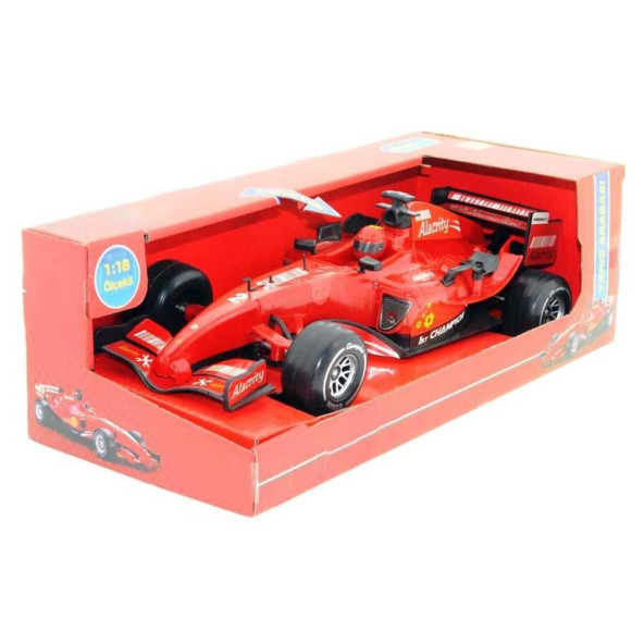 Formula 1 Aracı 1:18 ölçek Sesli ışıklı Ferrari Kırmızısı - 4