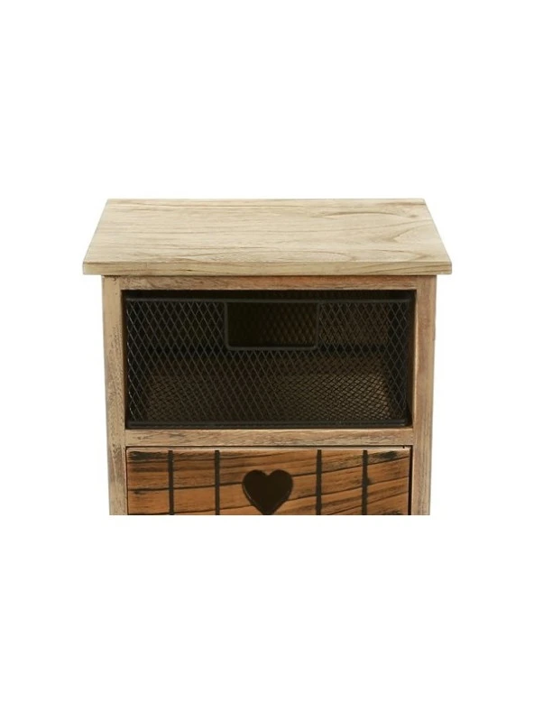 Rayne 3 Çekmeceli Dekoratif Sepet Sebzelik Patates Soğanlık 35x56cm - 3