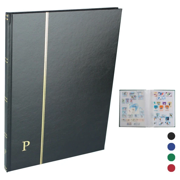 PULKO HistorY 1970 Pul Defteri Klasik, 8 Yaprak, 16 Sayfa, A4+, Beyaz Zemin,