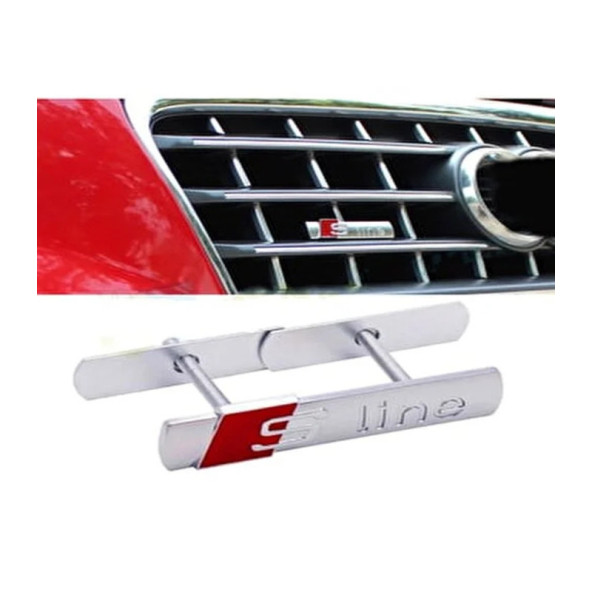 AUDİ S LİNE METAL VİDALI ÖN PANJUR ARMASI - Resim 2