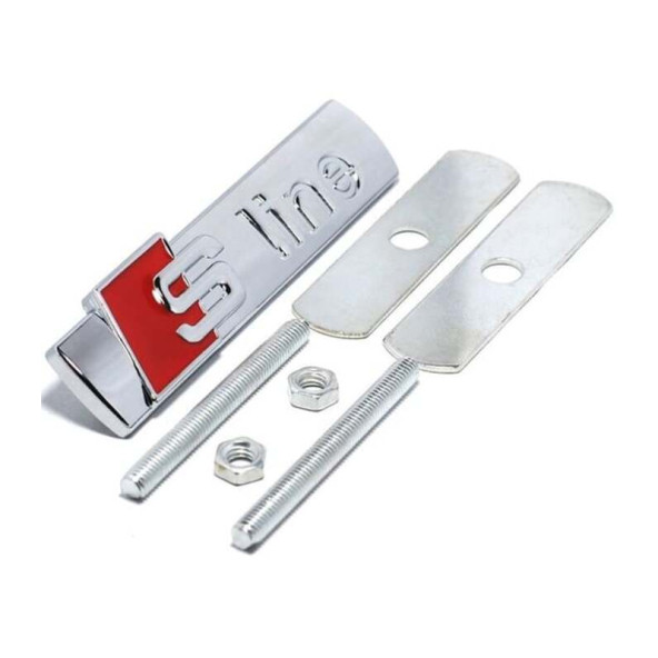 AUDİ S LİNE METAL VİDALI ÖN PANJUR ARMASI - Resim 3