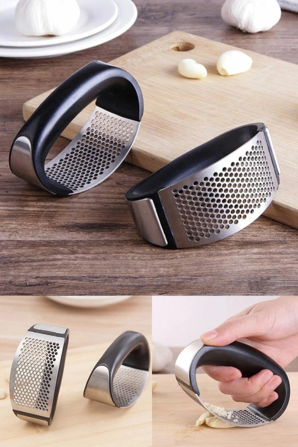 Yeni Sarımsak Ezici Paslanmaz Çelik Garlic Press (1243) - 2