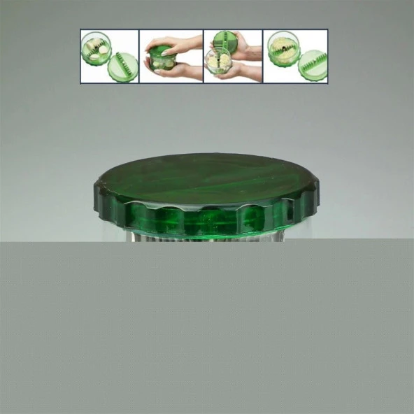 Pratik Sarımsak Ezme Doğrama Rendeleme Öğütme Aleti Aparatı (1243) - 3