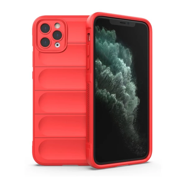 iPhone 11 Pro Max Kılıf Optimum Lens Çerçeveli Silikon Kapak - 11