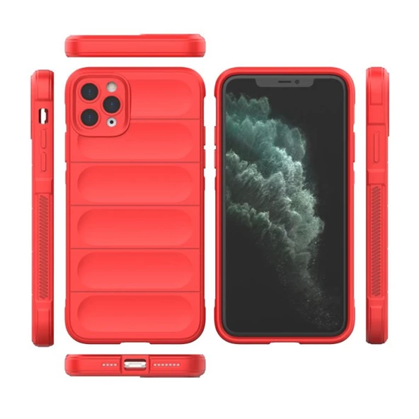 iPhone 11 Pro Max Kılıf Optimum Lens Çerçeveli Silikon Kapak - 12