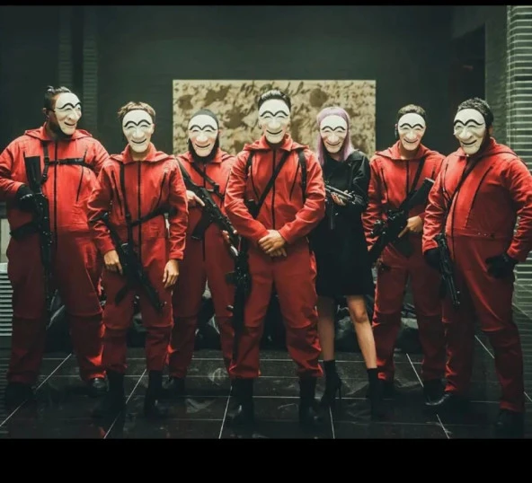 La Casa De Papel Kore Mask - Para Heist Maskesi - Dali Maskesi (1243) - 3