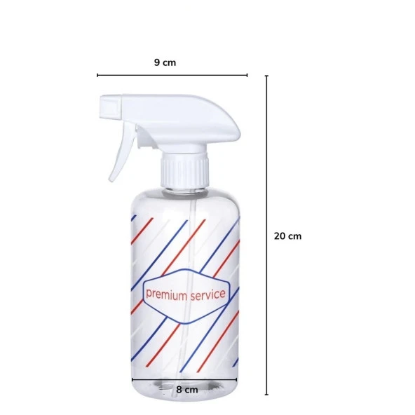 500ml Bitki Su Püskürtme Pompalı Fısfıs Boş Sprey Şişesi Çiçek Sulama Doldurulabilir Su Kabı (1243) - 5