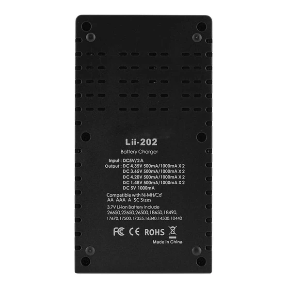 POWERMASTER PMR-HG2 18650 4.2V 500MA/1000MA PİL ŞARJ CİHAZI - 4