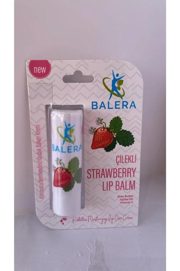 BALERA Lıp Balm Dudak Bakım Kremi Çilek 4.8 Gr