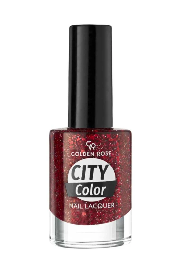 Golden Rose City Color Nail Lacquer Glittering Shades Oje 110